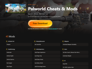 Palworld Cheats & Mods