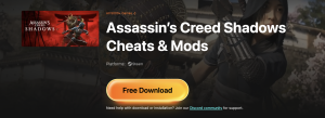 AC Shadows mods and trainers