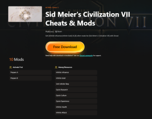 Sid Meier's Civilization VII Cheats & Mods