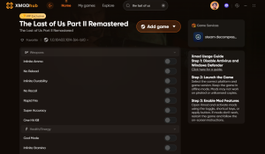 The Last of Us Part II Remastered Cheats & Mods