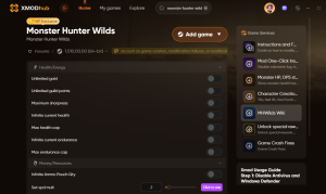 Monster Hunter Wilds Cheats & Mods